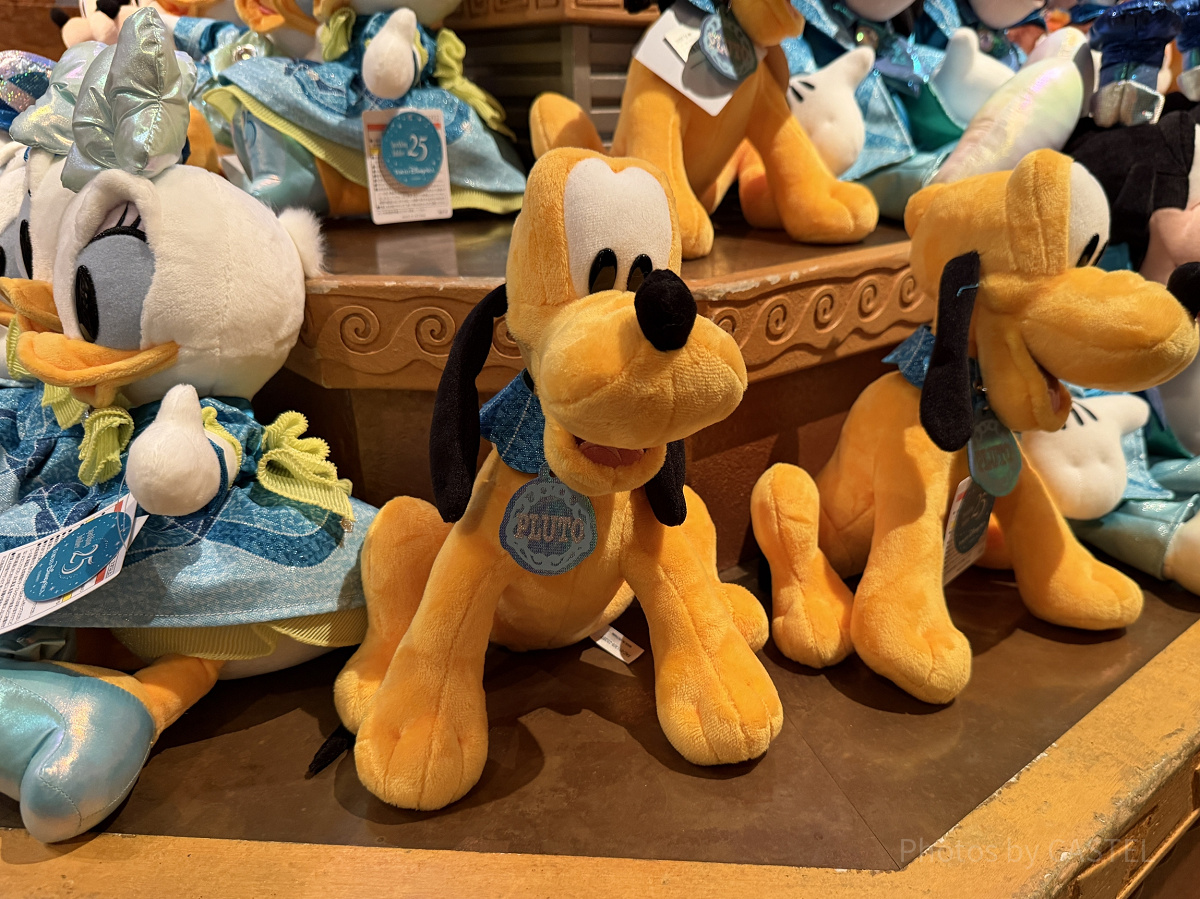 ディズニーシー　プルート　ティッシュケース プルートぬいぐるみ(ディズニーシー25周年グッズ)| キャステル
