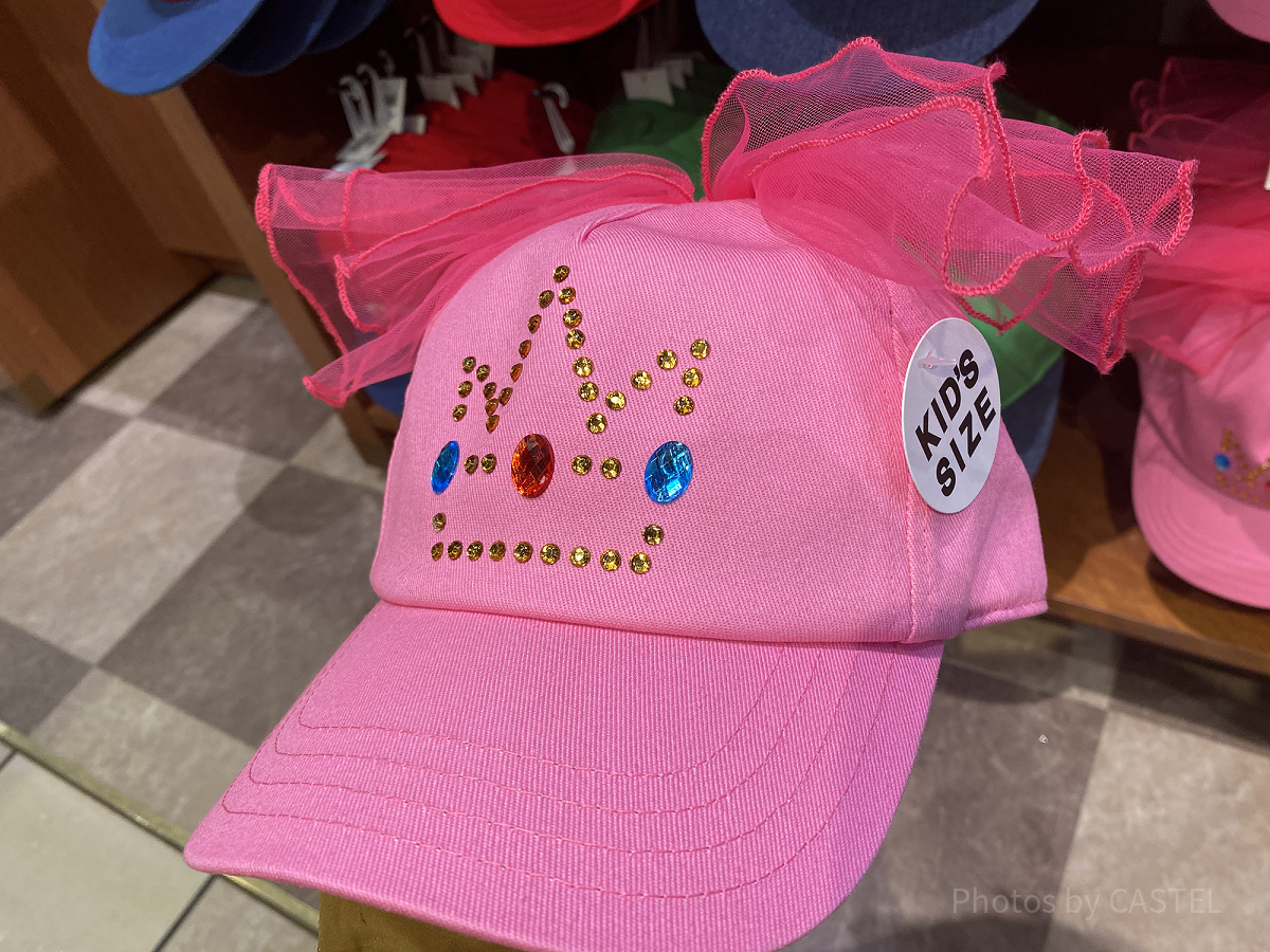 ピーチ姫キャップ（キッズ用）| キャステル | CASTEL ディズニー情報