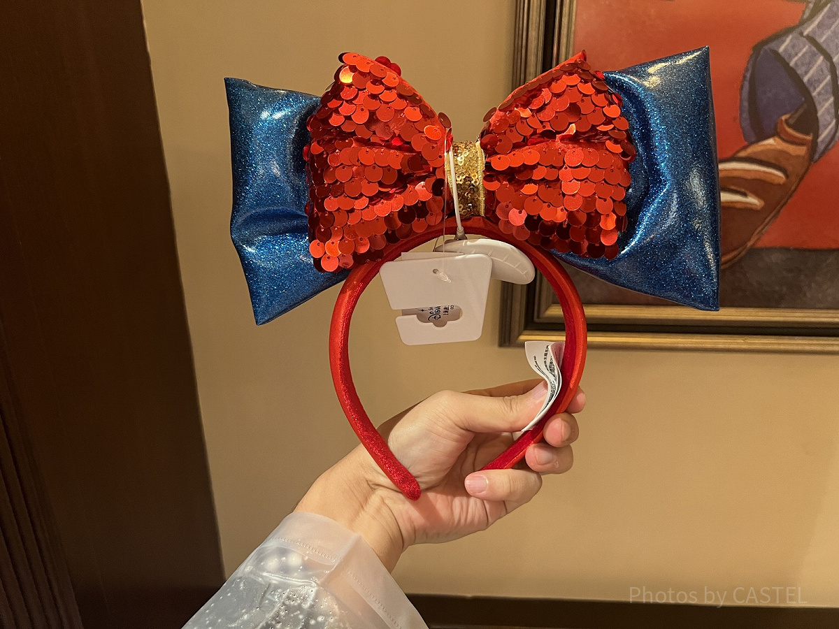 上海ディズニーカチューシャ：白雪姫リボン風カチューシャ| キャステル