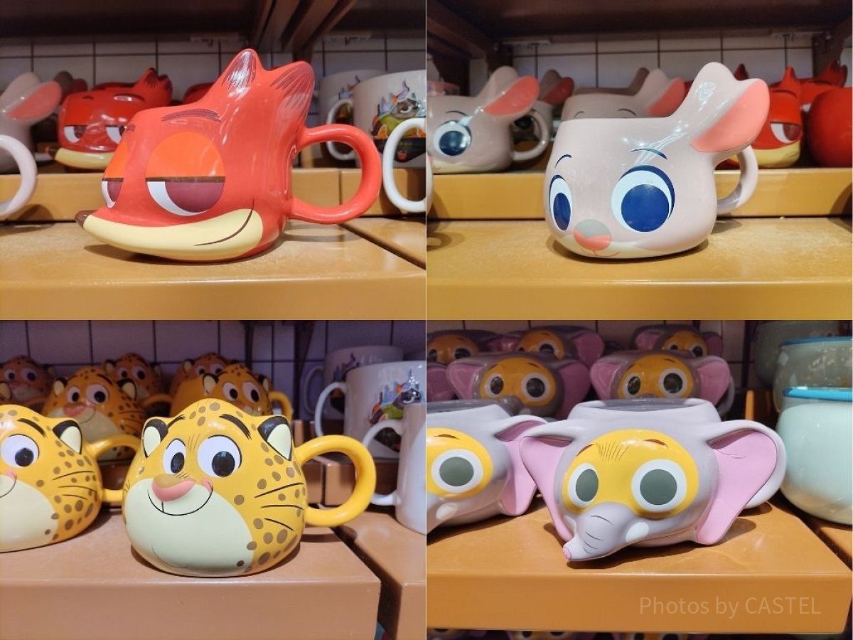 上海ディズニーズートピアグッズ：ズートピアマグカップ| キャステル
