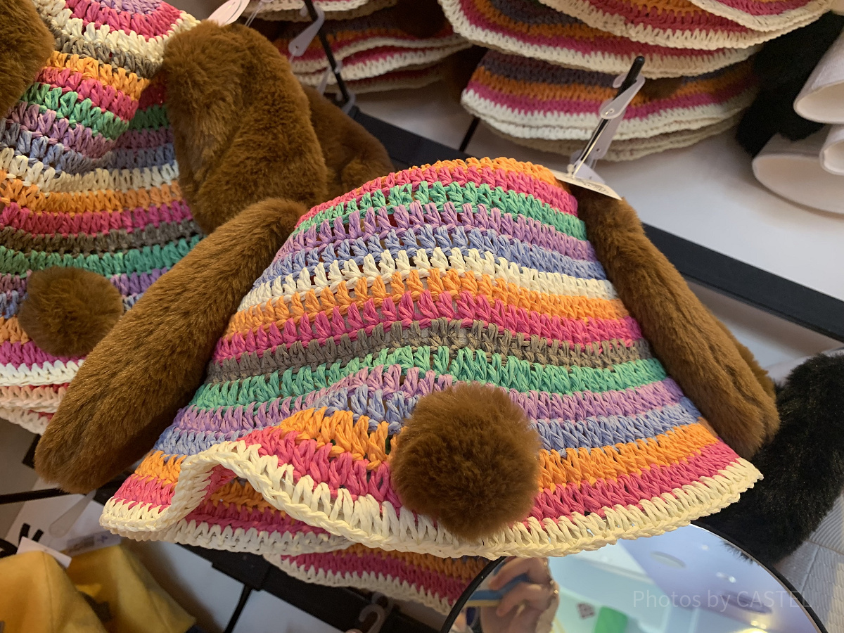 スヌーピーの手編み風バケットハット