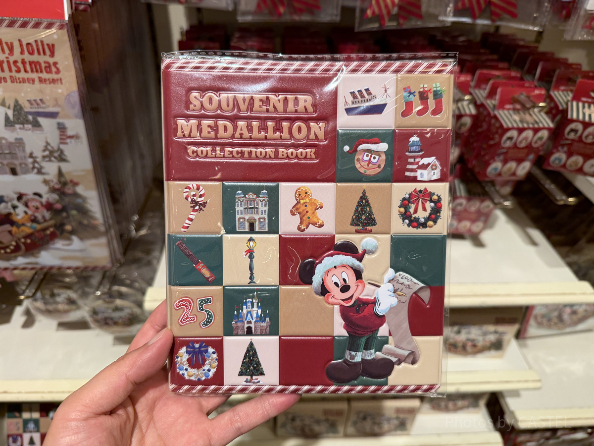 スーベニアメダルブック メダル付(クリスマスグッズ2025)| キャステル