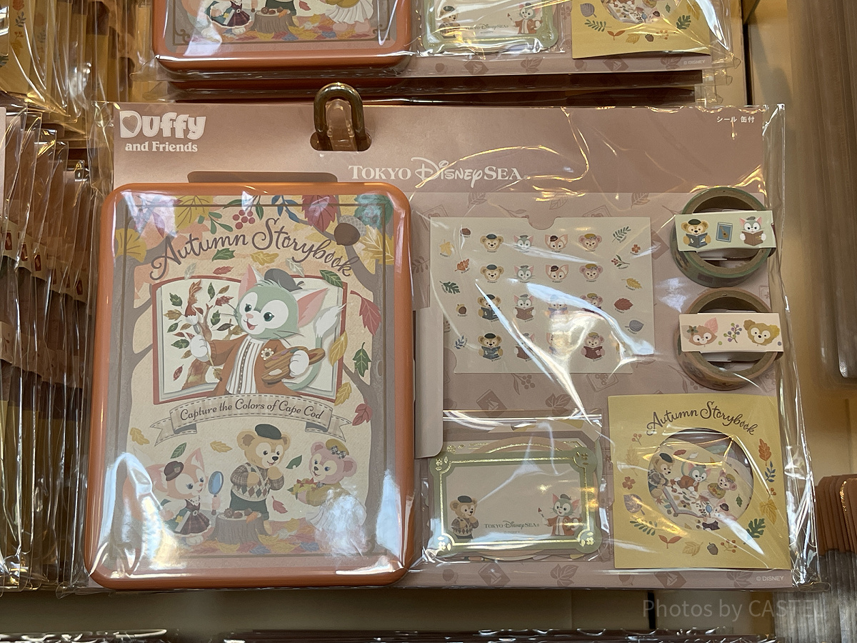 シール（ダッフィー＆フレンズのオータム・ストーリーブックグッズ