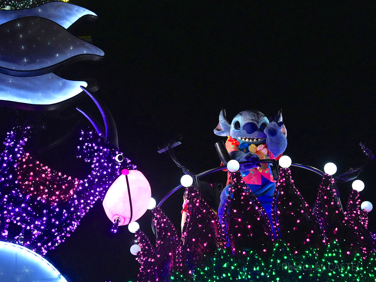 エレクトリカルパレードのスティッチ