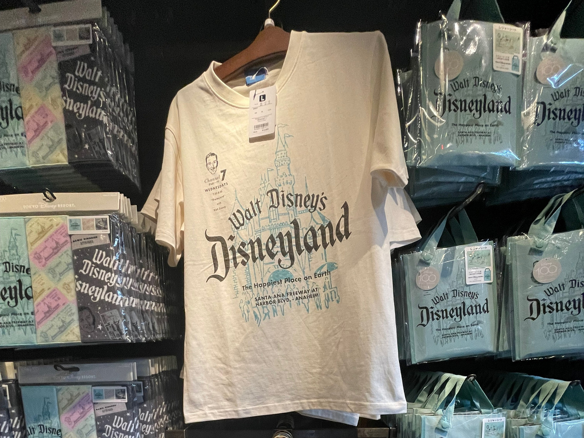 アナハイム ディズニー Tシャツ 100周年限定 Tシャツ（ディズニー100周年グッズ）| キャステル | CASTEL