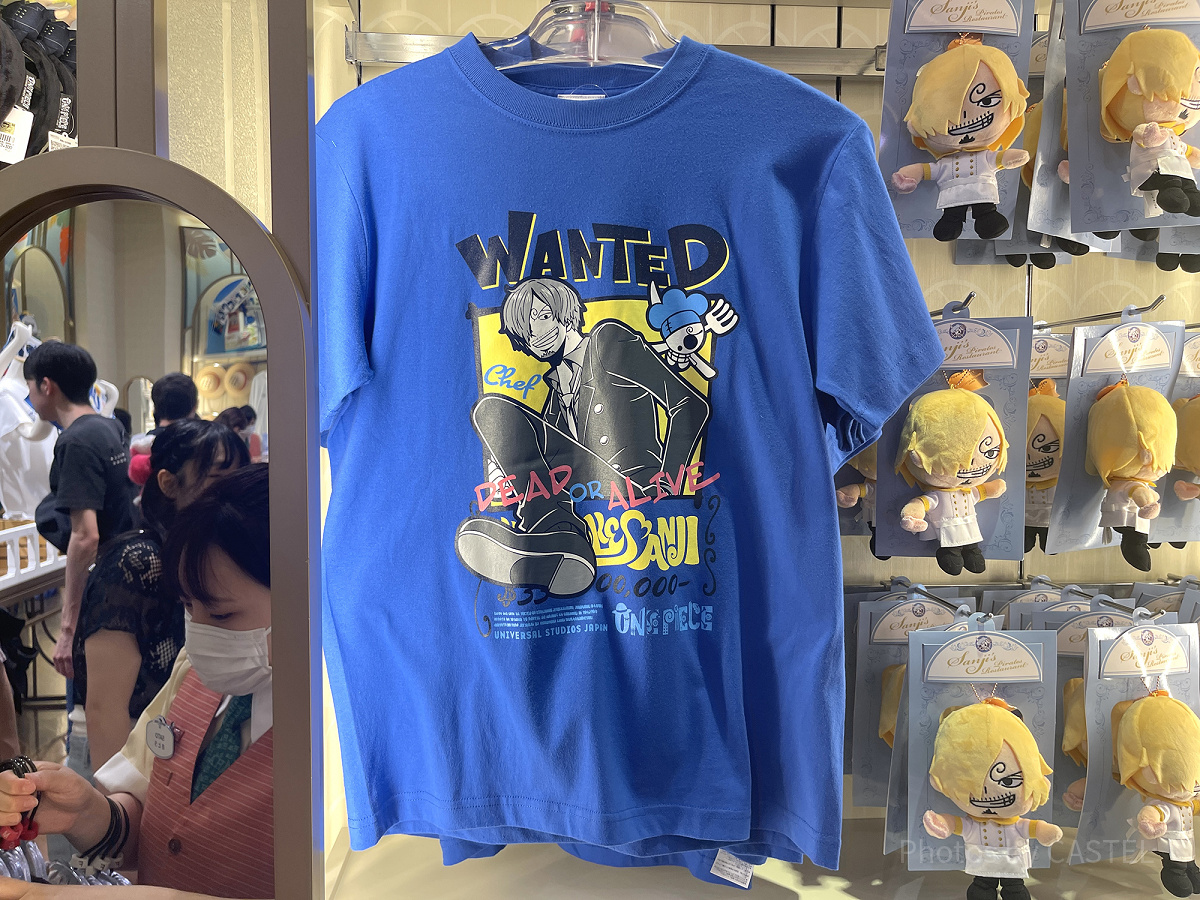 Tシャツ（サンジ）（USJワンピースグッズ）| キャステル | CASTEL