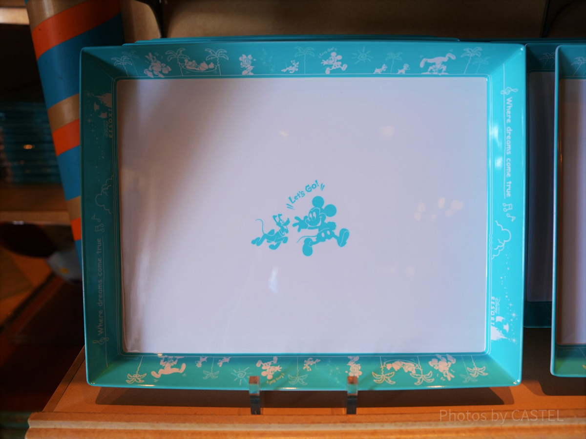 トレー（ディズニーブルーのパークフードモチーフグッズ）| キャステル