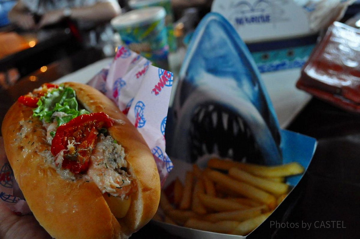 シュリンプ＆クラブサンドセット（アミティ・ランディングレストラン）