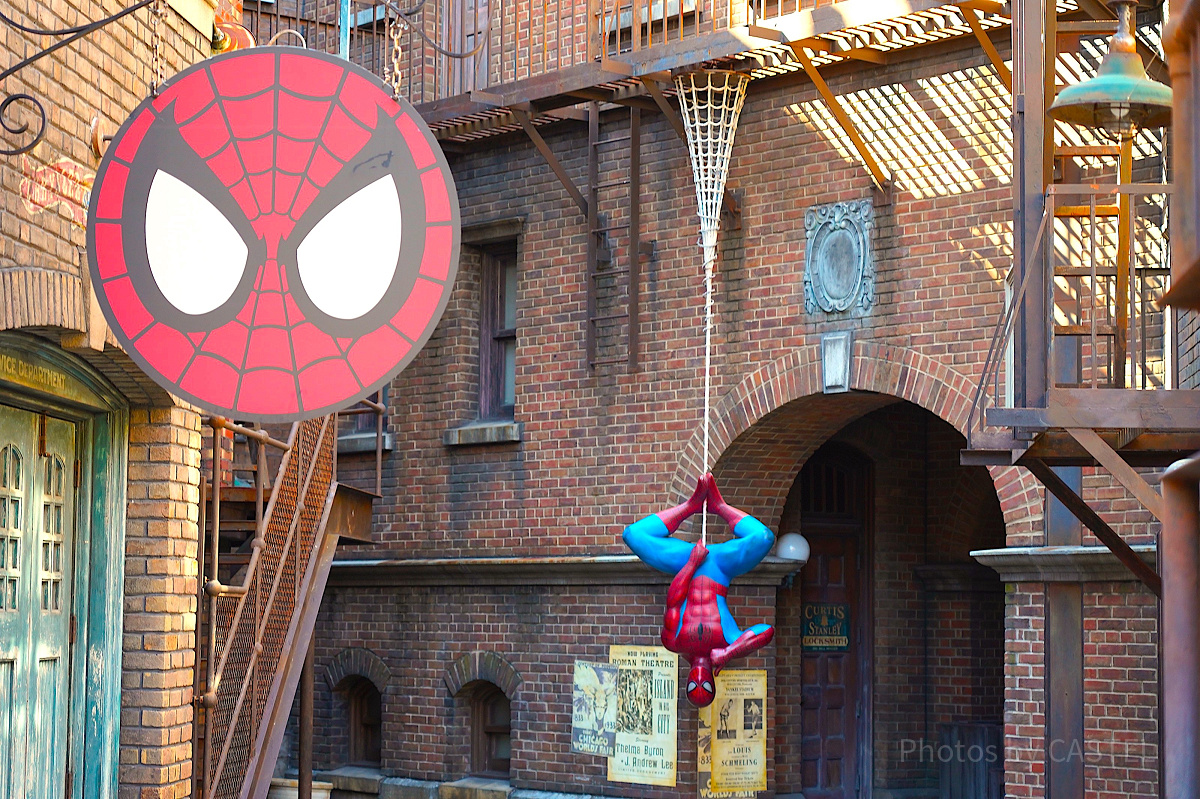 USJのスパイダーマン・フォトスポット| キャステル | CASTEL