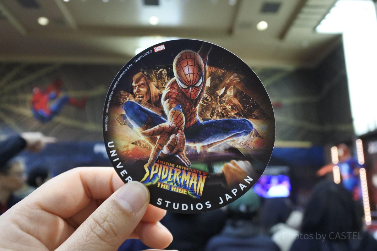 USJ／スパイダーマンのシール| キャステル | CASTEL ディズニー情報