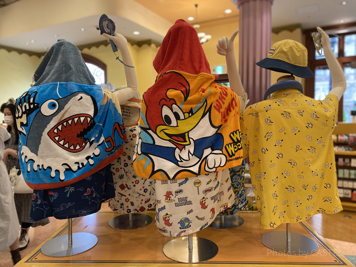 【未使用】USJ ウッディーウッドペッカー フード付きタオル ウッディー・ウッドペッカーフード付きタオル| キャステル | CASTEL