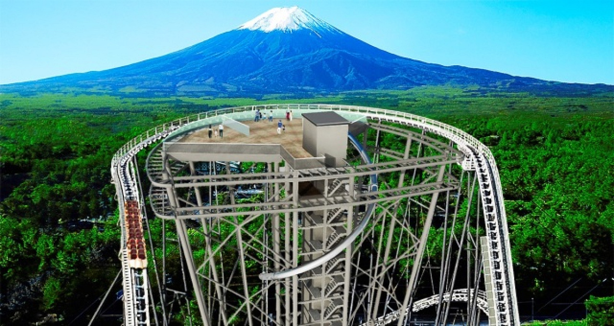 富士山の雄姿を楽しめる展望台