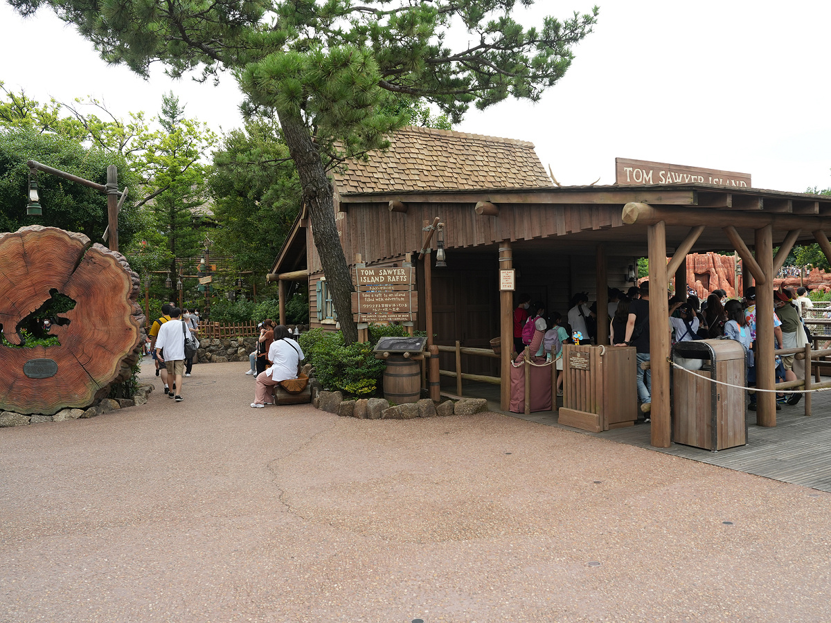 トムソーヤ島いかだの待ち時間 キャステル Castel ディズニー情報