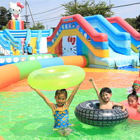 【ハーモニーランドのプール2024】スプラッシュアイランドの料金＆割引・プールの種類・アクセス方法まとめ！