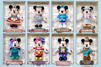 ディズニーシー25周年 8つのテーマポートグッズ