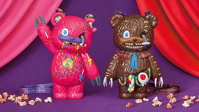 ハミクマ、ハミクマキャンディのポップコーンバケツ