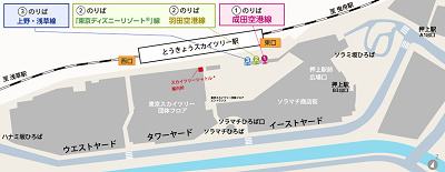 スカイツリーシャトル乗り場