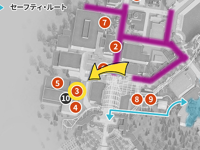 「残像」開催場所マップ