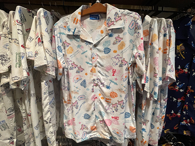 アロハシャツ(ディズニー夏グッズ2025SUNNY SUNNY Summer)