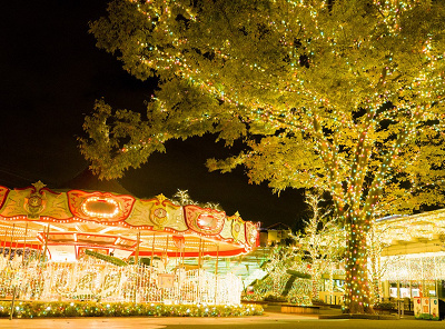アポロンの宮廷／よみうりランドのイルミネーション
