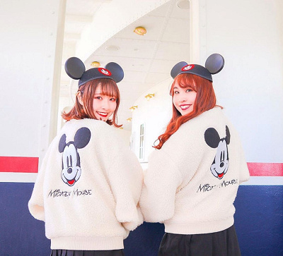 ボアコートコーデ