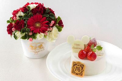 ルームサービスでお祝い