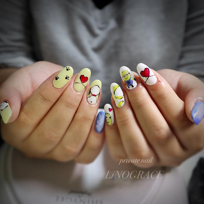 キャラクターコラボネイル