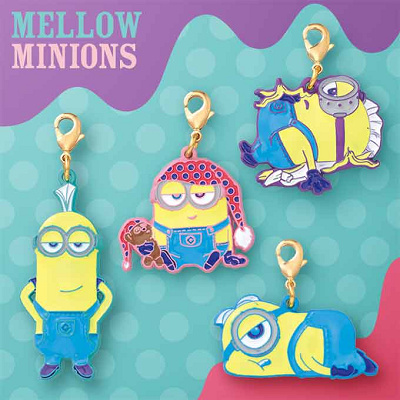 USJ☆メローミニオンズ☆mellow minions☆チャームセット 4/19発売】USJミニオングッズ12選！眠たそうな表情の「MELLOW MINIONS