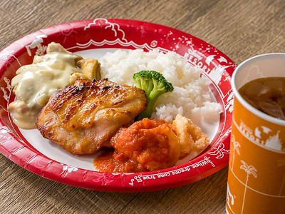 チキンとエビのアソートプレート