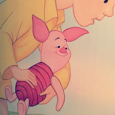 クリストファーロビンとピグレット