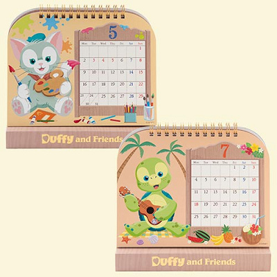 卓上カレンダー（ダッフィー＆フレンズ）