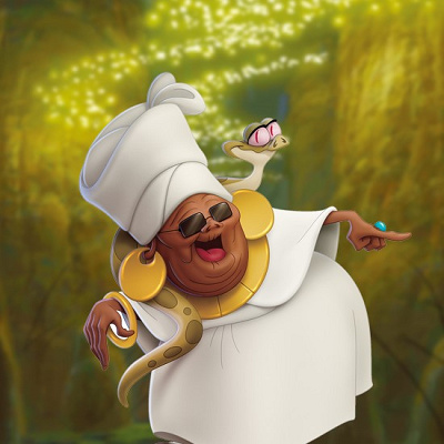 ディズニーの蛇キャラクター④：【プリンセスと魔法のキス】ジュジュ