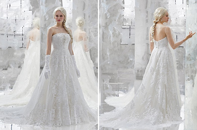 ディズニーウエディングドレス：エルサ