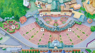 ディズニーランドのWi-Fiスポット