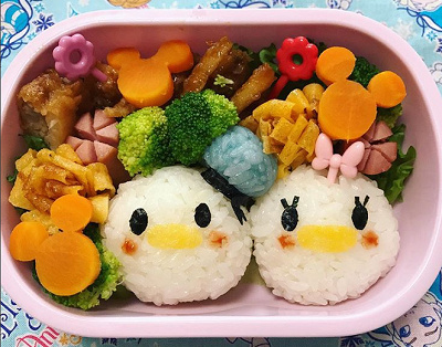 ディズニー パークフード キーチェーン お弁当 キャラ弁 デコ弁 ② 公式 ストアゲーム・おもちゃ・グッズ - ディズニー パークフード キー