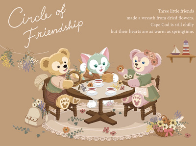 ダッフィー＆フレンズのサークル・オブ・フレンドシップ