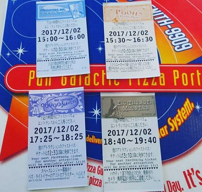 ファストパスの基本・発券終了目安