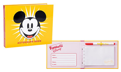 ファンダフル・ディズニーオリジナルグッズ：サイン帳