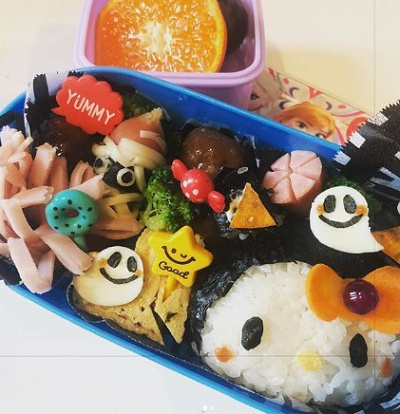 ハロウィン風キティちゃん弁当