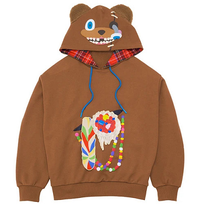 ハミクマパーカー