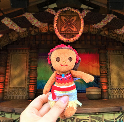 香港ディズニーランドの新ショー、ホームカミングの舞台を背景に♫