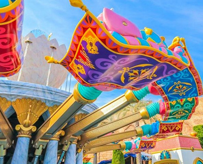 ジャスミンのフライングカーペット