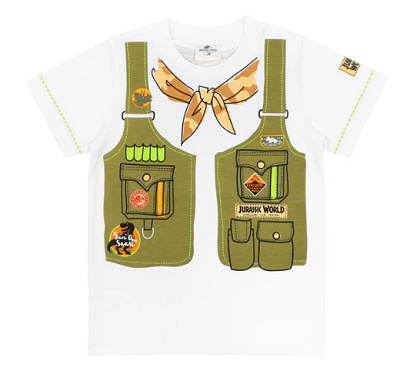 ジュラシックワールドのキッズTシャツ