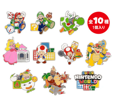 マリオエリア5周年コレクタブルピンバッジ