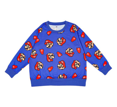 マリオのキッズスウェット