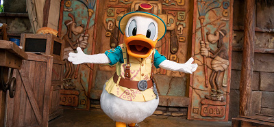 ミッキー＆フレンズ・グリーティングトレイル】ドナルドが仲間入り！