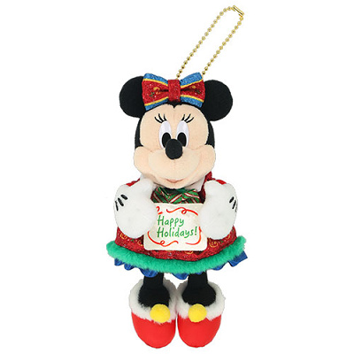 ミニーぬいぐるみバッジ(クリスマスグッズ2026)