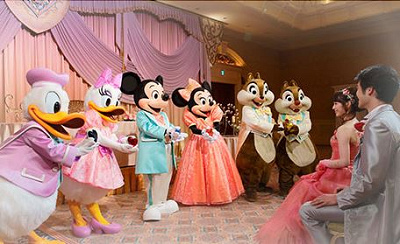 ディズニーのフェアリーテイルウェディング！シンデレラ城で挙式