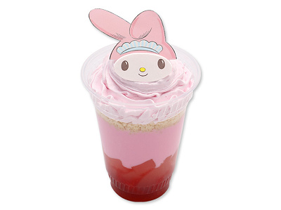 マイメロディのピーチベリーヨーグルト