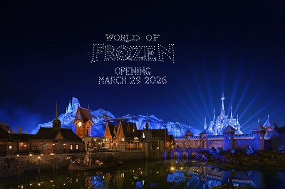 2026年3月29日、パリディズニーにワールド・オブ・フローズンエリア誕生